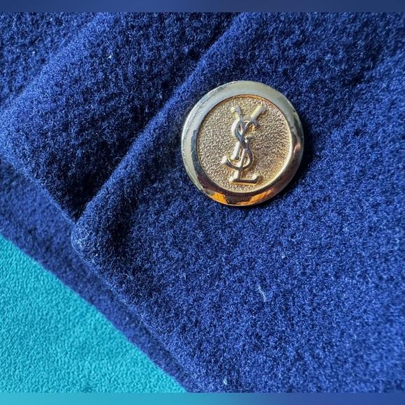 Authentic Yves Saint Laurent Wool Coat - Picture 6 of 13